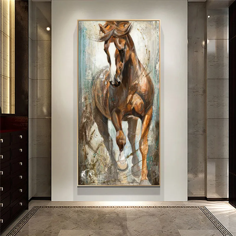 Wall Art Decoration Canvas Painting Abstract Horse Poster Print Canvas Art Animal Picture for Living Room Cuadros Home Decor
Wall Art Decoration Canvas Painting Abstract Horse Poster Print Canvas Art Animal Picture for Living Room Cuadros Home Decor