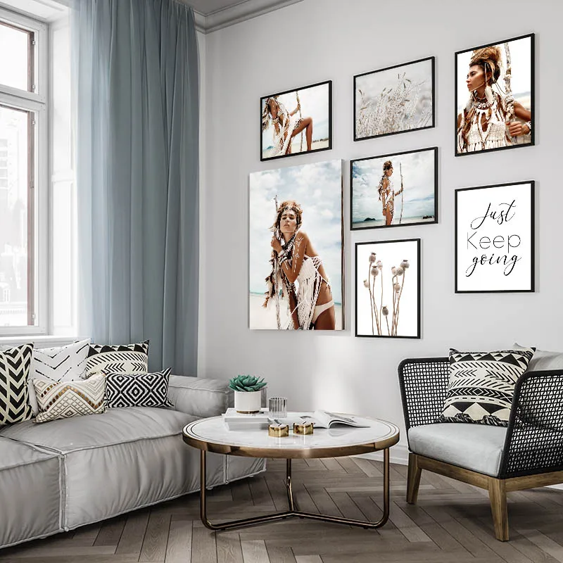Sexy Wild Boho Girl Tribe Poster Nordic Canvas Print Poppy flower Nature Wall Art Decorative Picture Living Room DecorPainting
Sexy Wild Boho Girl Tribe Poster Nordic Canvas Print Poppy flower Nature Wall Art Decorative Picture Living Room DecorPainting