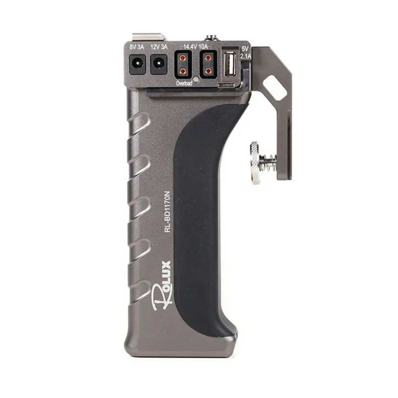 ROLUX RL-BD1170N DSLR Handle Battery Handle For BMPCC 4K 6K Camera Cage Power Supply Top Handle Multifunctional Handle
ROLUX RL-BD1170N DSLR Handle Battery Handle For BMPCC 4K 6K Camera Cage Power Supply Top Handle Multifunctional Handle