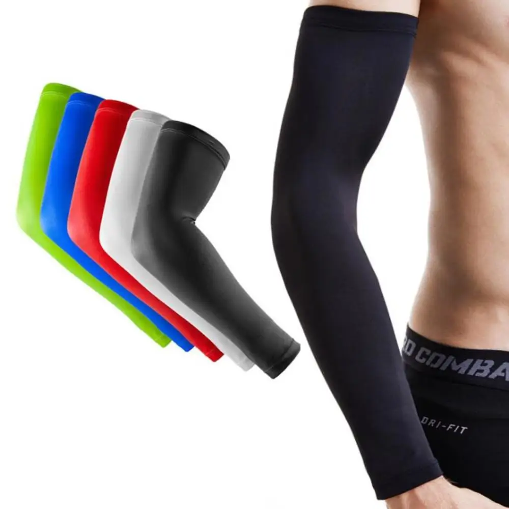 1Pcs Breathable Quick Dry UV Protection Running Arm Sleeves Basketball Elbow Pad Fitness Armguards Sports Cycling Arm Warmers
1Pcs Breathable Quick Dry UV Protection Running Arm Sleeves Basketball Elbow Pad Fitness Armguards Sports Cycling Arm Warmers