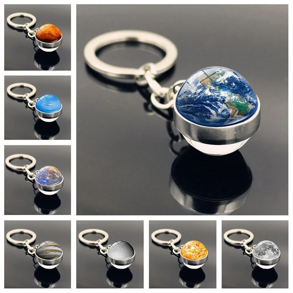 Moon Keychain Solar System Planet Keyrings Nebula Space Universe Earth Sun Jupiter Saturn Double Side Glass Ball
Moon Keychain Solar System Planet Keyrings Nebula Space Universe Earth Sun Jupiter Saturn Double Side Glass Ball