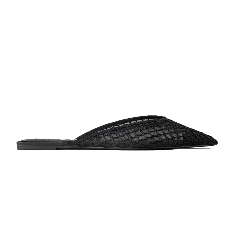 Sexy Women Slippers Slip On Slides Fashion Shoes Breathable Black Hollow Mesh Flat Shoes sandals 2020 Slipper
Sexy Women Slippers Slip On Slides Fashion Shoes Breathable Black Hollow Mesh Flat Shoes sandals 2020 Slipper