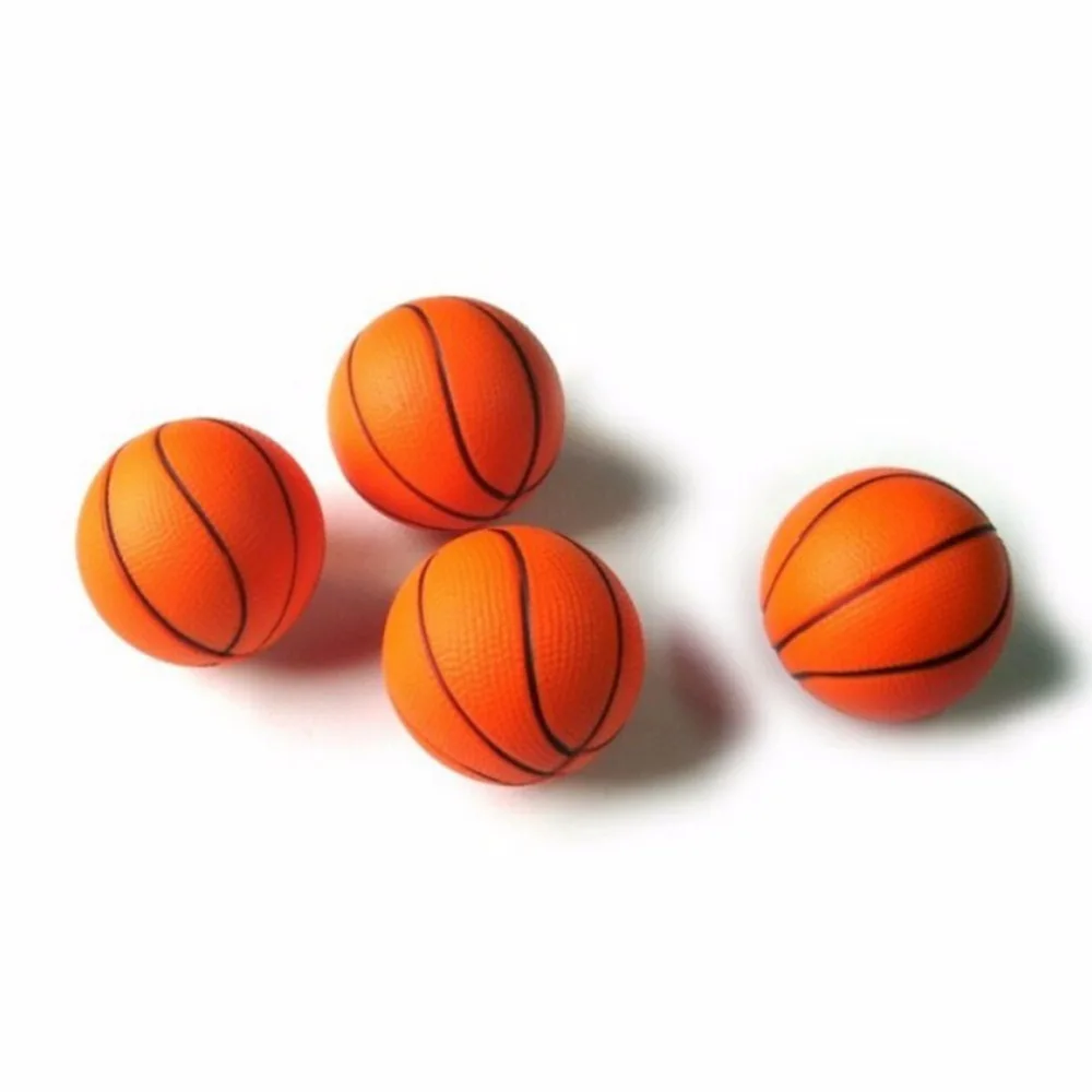 

1 шт. здравоохранения 6,3 см сжатие баскетбольный мяч оранжевый браслет на руку для упражнений, игрушка для снятия стресса, сожмите мягкий пен...