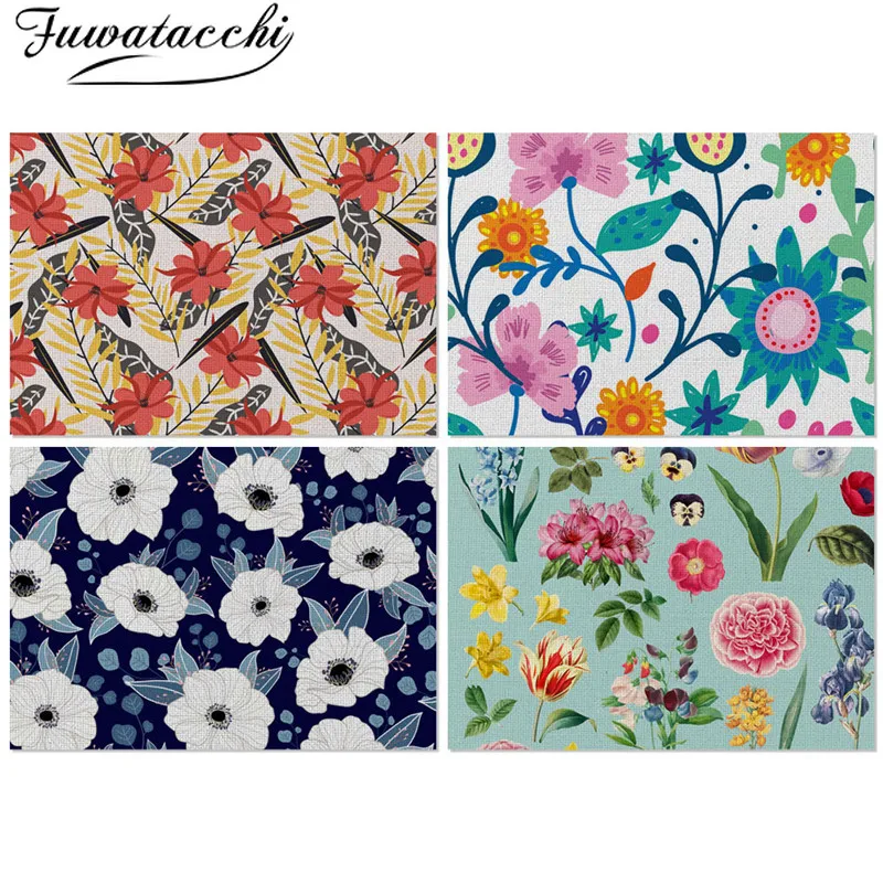 Fuwatacchi Flower Rectangle Placemats for Dining Table Cup Coaster Nordic Kitchen Accessories Home Decorative Pastoral Table Mat
Fuwatacchi Flower Rectangle Placemats for Dining Table Cup Coaster Nordic Kitchen Accessories Home Decorative Pastoral Table Mat