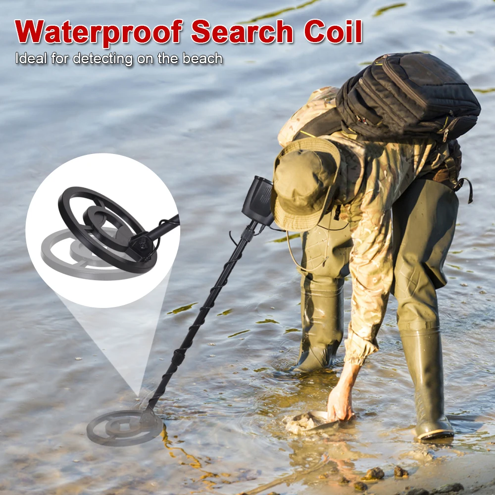 Metal Detector MD-5030 Waterproof Underground Metal Detectors Gold Finder Treasure Hunter
Metal Detector MD-5030 Waterproof Underground Metal Detectors Gold Finder Treasure Hunter