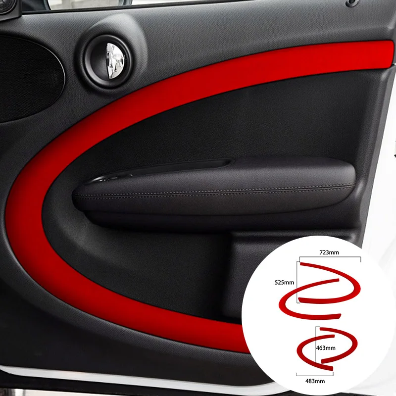 Для BMW MINI R60 2011-2016 Алькантара замшевая оболочка Автомобильная Дверная панель полосы Чехлы отделка наклейки внутренние молдинги аксессуары С... 
Для BMW MINI R60 2011-2016 Алькантара замшевая оболочка Автомобильная Дверная панель полосы Чехлы отделка наклейки внутренние молдинги аксессуары С...