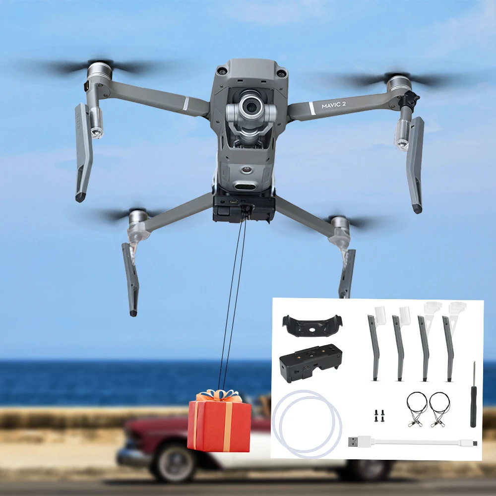 Thrower System For DJI Mavic 2 Pro AIR 2 Mavic Mini 2 Drone Fishing Bait Wedding Ring Gift Deliver Sky Hook Thrower Accessory
Thrower System For DJI Mavic 2 Pro AIR 2 Mavic Mini 2 Drone Fishing Bait Wedding Ring Gift Deliver Sky Hook Thrower Accessory
