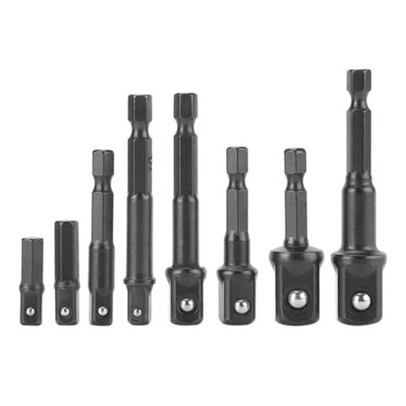 8PCS HEX DRILL POWER BITS SOCKET DRIVE ADAPTOR EXENSION SET - 1/4 3/8 1/2 For Heavy Impact Drive
8PCS HEX DRILL POWER BITS SOCKET DRIVE ADAPTOR EXENSION SET - 1/4 3/8 1/2 For Heavy Impact Drive