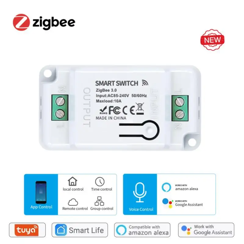 Умный переключатель Tuya Zigbee DIY, Умный домашний автоматический светильник, модуль контроллера, работает с Alexa Google Home Tuya Smart Life
Умный переключатель Tuya Zigbee DIY, Умный домашний автоматический светильник, модуль контроллера, работает с Alexa Google Home Tuya Smart Life