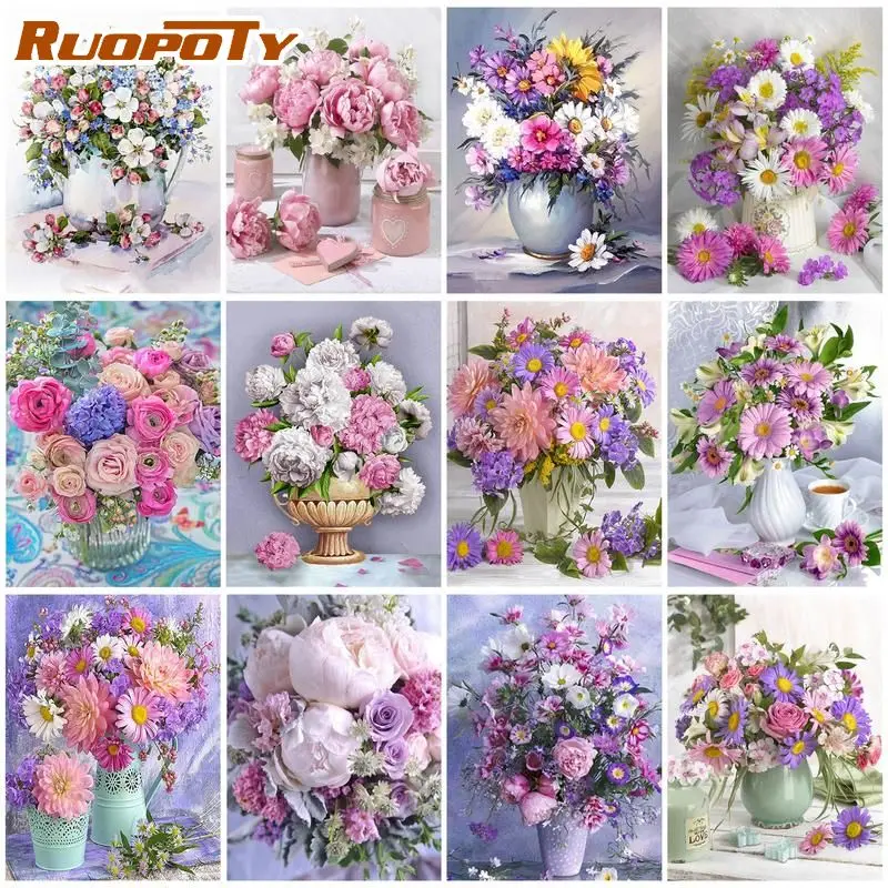 RUOPOTY Painting By Numbers Kits For Kids Flowers Oil Paint Unique Gift Framed On Canvas Home Art Wall Decoration
RUOPOTY Painting By Numbers Kits For Kids Flowers Oil Paint Unique Gift Framed On Canvas Home Art Wall Decoration