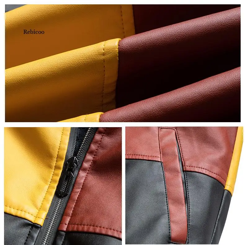 Brand Men Jacket 2021 Autumn Winter Leather Jackets for Man Clothing Motorcycle Long Sleeves Coat Fashion Korean Style Clothing
Brand Men Jacket 2021 Autumn Winter Leather Jackets for Man Clothing Motorcycle Long Sleeves Coat Fashion Korean Style Clothing