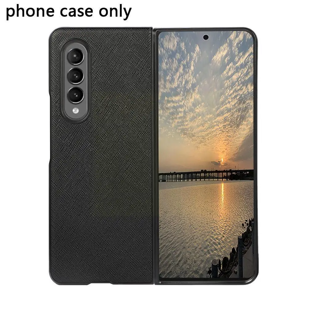 For Samsung Z FOLD 3 Folding Screen Cross Pattern Drawing Case Fabric Mobile Phone Design Texture Anti-shock-scratch-finger T5U6
For Samsung Z FOLD 3 Folding Screen Cross Pattern Drawing Case Fabric Mobile Phone Design Texture Anti-shock-scratch-finger T5U6