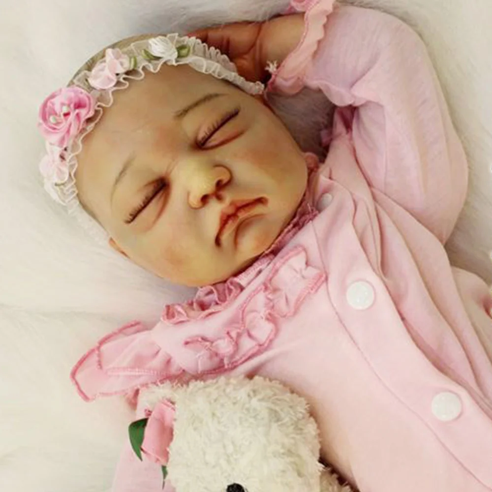 Soft body silicone bebe reborn doll realisitc newborn baby toys for children gift detailed paint collectible newborn dolls
Soft body silicone bebe reborn doll realisitc newborn baby toys for children gift detailed paint collectible newborn dolls