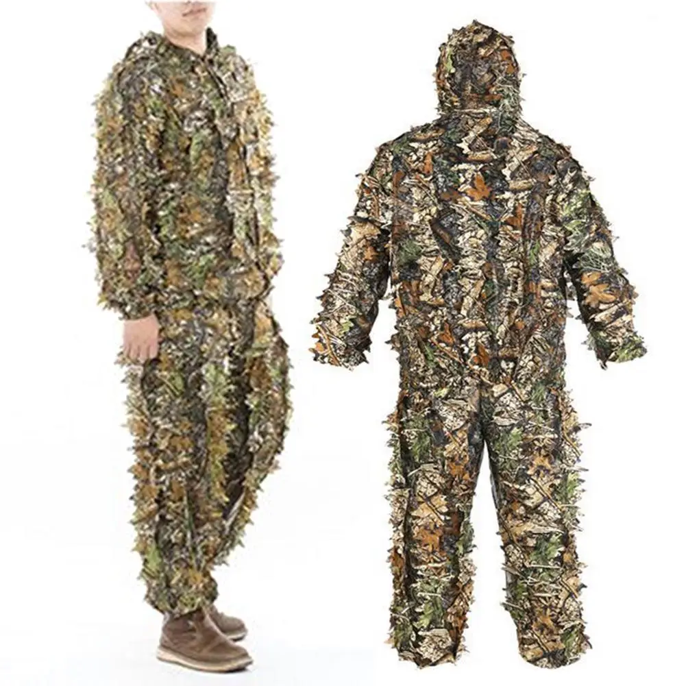 1 Set Of Outdoor Ghillie Suit Camouflage Clothes 3D Jungle Hunting Clothes Suit Pants Hooded Jacket For Men Women Kids
1 Set Of Outdoor Ghillie Suit Camouflage Clothes 3D Jungle Hunting Clothes Suit Pants Hooded Jacket For Men Women Kids