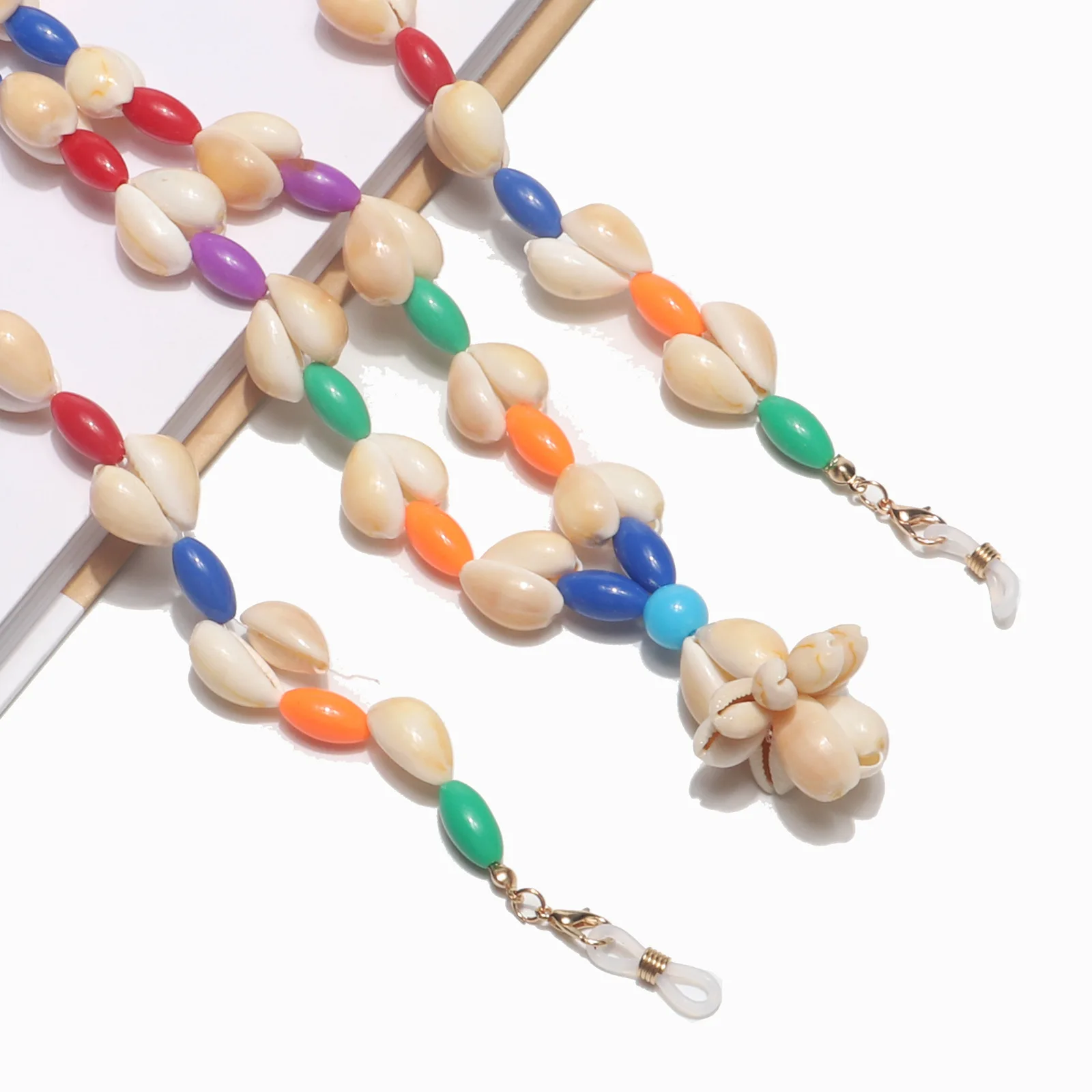 Boho Colorful Beads Shell Conch Sunglasses Chain for Women Fashion Reading Glasses Chain Eyewears Cord Holder Neck Strap Rope
Boho Colorful Beads Shell Conch Sunglasses Chain for Women Fashion Reading Glasses Chain Eyewears Cord Holder Neck Strap Rope