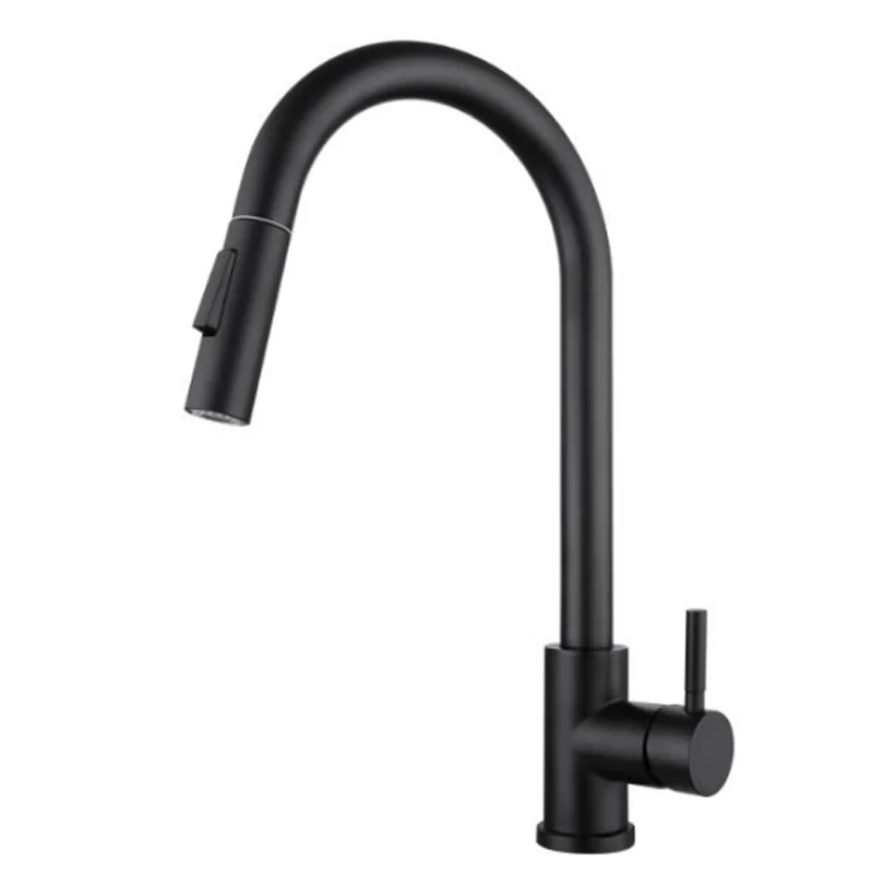 SHGO HOT-304 Stainless Steel with Pull-Down Press Kitchen Spray Faucet Kitchen Pull-Out Sink Faucet Press Activated Faucet Black
SHGO HOT-304 Stainless Steel with Pull-Down Press Kitchen Spray Faucet Kitchen Pull-Out Sink Faucet Press Activated Faucet Black