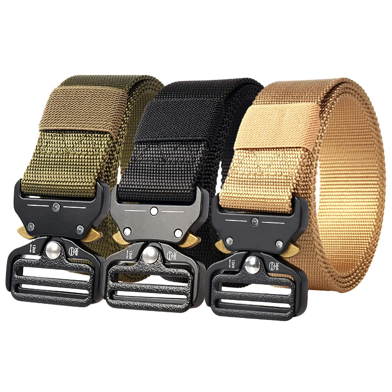 New Military Tactical Belt Army Nylon Belt Metal Buckle Men Waistband Heavy Duty Waist Belt Police Hunting Training Accessories
New Military Tactical Belt Army Nylon Belt Metal Buckle Men Waistband Heavy Duty Waist Belt Police Hunting Training Accessories