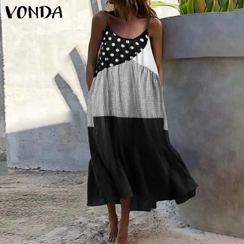 VONDA 2021 Ruffled Dress Women Casual O Neck Short Sleeve Dot Printed Long Maxi Dresses Summer Bohemian Party Vestidos S-5XL
VONDA 2021 Ruffled Dress Women Casual O Neck Short Sleeve Dot Printed Long Maxi Dresses Summer Bohemian Party Vestidos S-5XL
