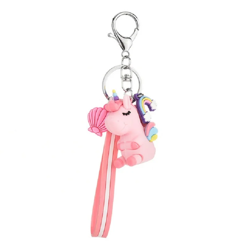 Rainbow Unicorn Key Chain Fancy&Fantasy PVC Animal Keychains Gift For Women Girls Bag Pendant Figure Charms Key Ring
Rainbow Unicorn Key Chain Fancy&Fantasy PVC Animal Keychains Gift For Women Girls Bag Pendant Figure Charms Key Ring