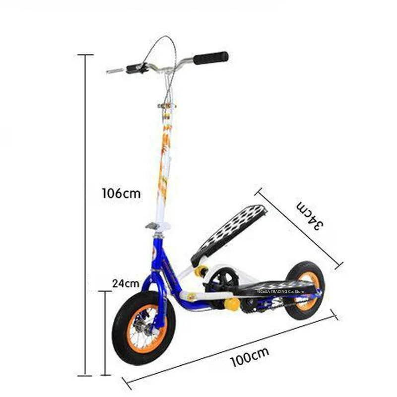 10 Inch Aluminium Alloy Air Wheel Pedal Fold Scooter, Fitness Bicycle With Dual Footrest
10 Inch Aluminium Alloy Air Wheel Pedal Fold Scooter, Fitness Bicycle With Dual Footrest