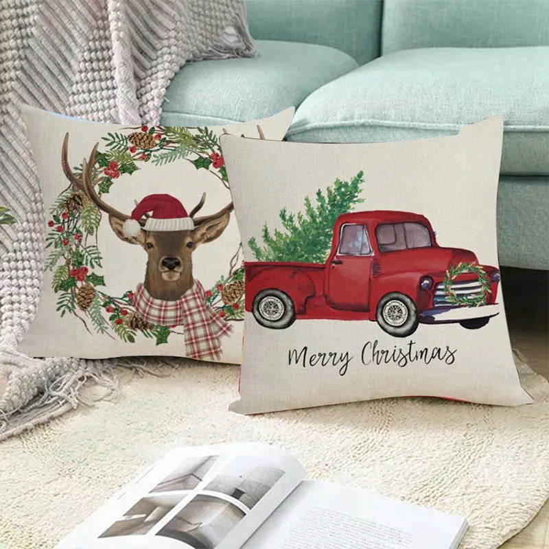 NEW Christmas Festival Printing Pillow Case Sofa Bed Home Decor Pillow Cover Bedroom Christmas Cushion Cover
NEW Christmas Festival Printing Pillow Case Sofa Bed Home Decor Pillow Cover Bedroom Christmas Cushion Cover