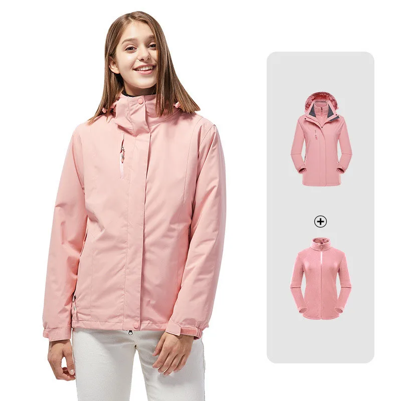 Autumn and winter fleece jacket women's three-in-one ins tide brand windproof waterproof removable thick mountaineering
Autumn and winter fleece jacket women's three-in-one ins tide brand windproof waterproof removable thick mountaineering