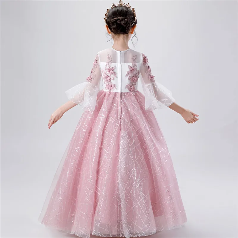 Little Girls Children Sweet Beautiful Elegant Birthday Wedding Party Princess Mesh Dress Baby Kids Florals Host Piano Clothes
Little Girls Children Sweet Beautiful Elegant Birthday Wedding Party Princess Mesh Dress Baby Kids Florals Host Piano Clothes