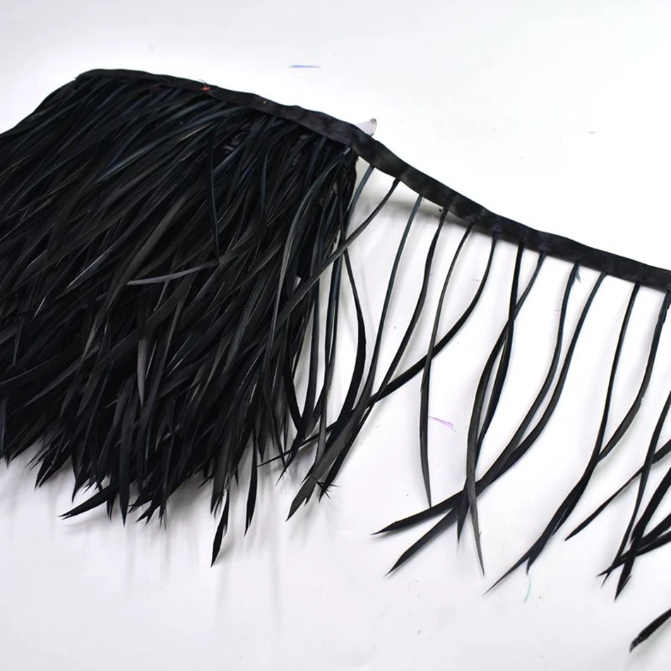 2M DIY Party Feathers Trim Ribbon Sewing Clothing Dress Crafts Goose Feathers Fringe for Needlework Christmas Decoration 15-20cm
2M DIY Party Feathers Trim Ribbon Sewing Clothing Dress Crafts Goose Feathers Fringe for Needlework Christmas Decoration 15-20cm