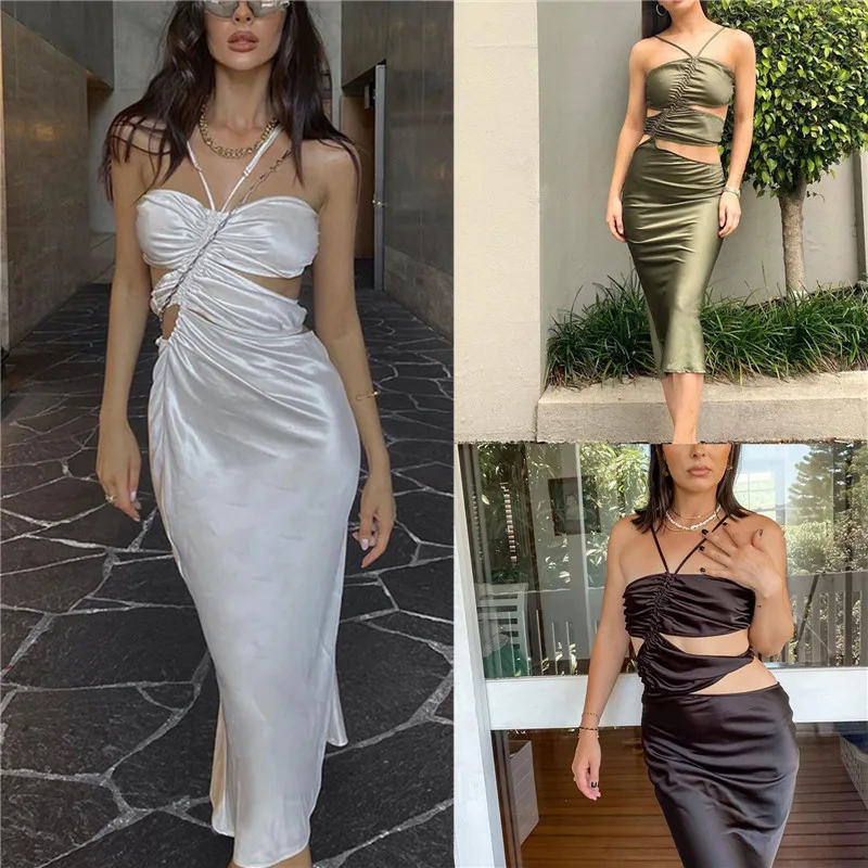 Новинка 2021, женское летнее платье с лямкой на шее, облегающее длинное ажурное платье с кулиской, вечерние повседневные Клубные элегантные с...
Новинка 2021, женское летнее платье с лямкой на шее, облегающее длинное ажурное платье с кулиской, вечерние повседневные Клубные элегантные с...