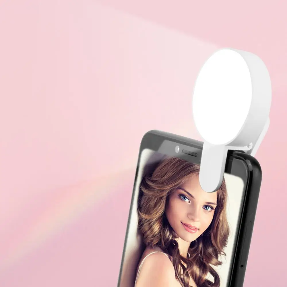 Mobile Phone LED Selfie Ring Light Portable Circle Photography Clip Light Beauty Fill Lamp for Cell Phone Camera Rechargeable
Mobile Phone LED Selfie Ring Light Portable Circle Photography Clip Light Beauty Fill Lamp for Cell Phone Camera Rechargeable
