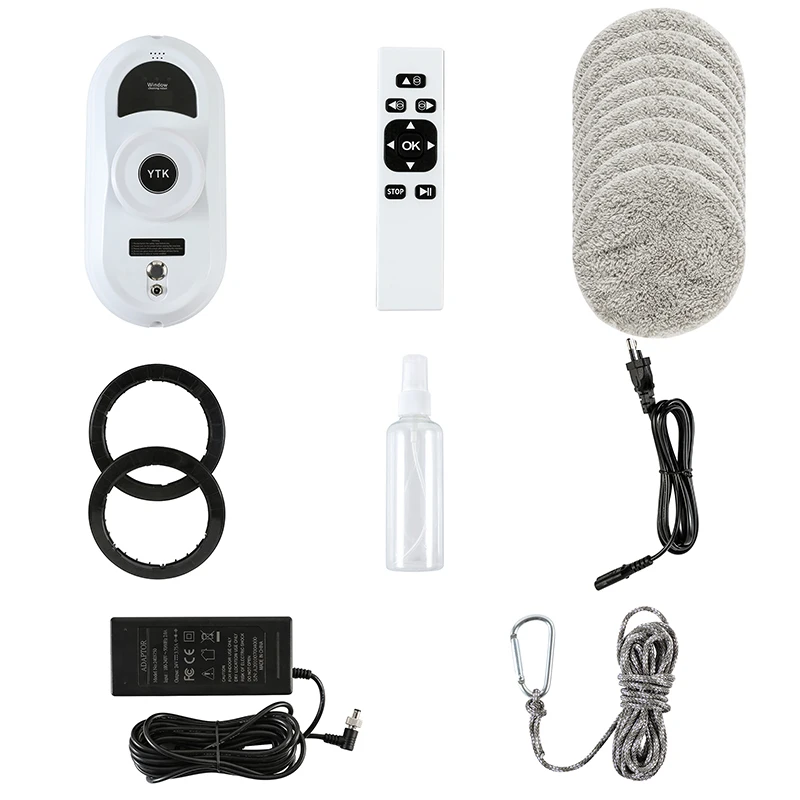 YTK New Update Smart Window Cleaning Robot Electric Cleaning Glass Vacuum Cleaner Anti-drop With Remote Control
YTK New Update Smart Window Cleaning Robot Electric Cleaning Glass Vacuum Cleaner Anti-drop With Remote Control