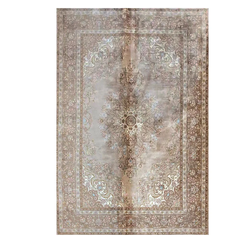 3.5'x5' Prayer Mat Hand Knotted Prayer Silk Rug tapis Tassel Decor Mats Eid Gift
3.5'x5' Prayer Mat Hand Knotted Prayer Silk Rug tapis Tassel Decor Mats Eid Gift