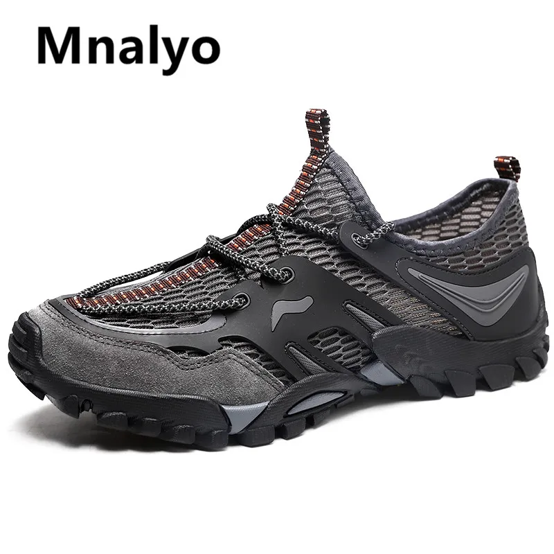 2020 New Summer Breathable Men Hiking Shoes Suede + Mesh Outdoor Men Sneakers Casual Shoes Men Flat Shoes Quick-dry Water Shoes
2020 New Summer Breathable Men Hiking Shoes Suede + Mesh Outdoor Men Sneakers Casual Shoes Men Flat Shoes Quick-dry Water Shoes