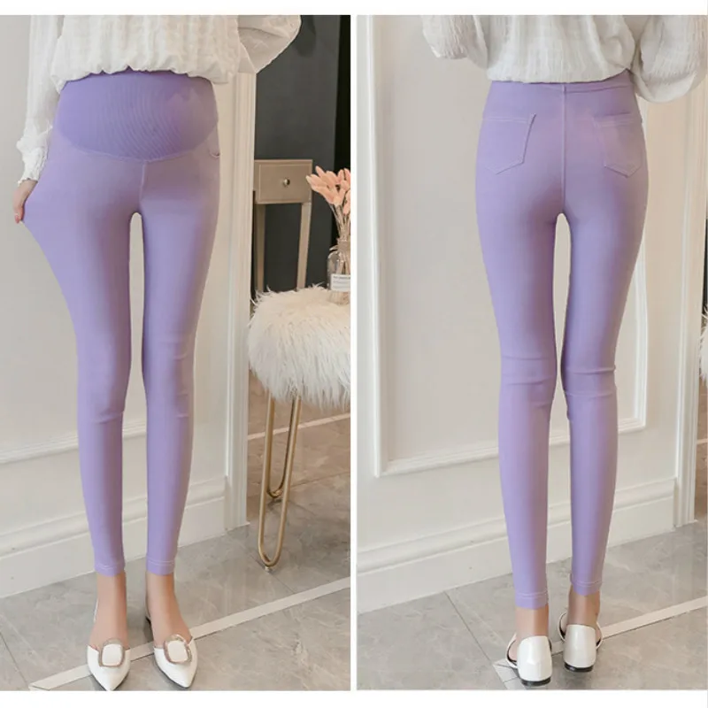 Pregnant Woman Pants Spring Summer Maternity Pants Support The Abdomen Pants Hit Underpant Maternity Dress Thin Section Nine 
Pregnant Woman Pants Spring Summer Maternity Pants Support The Abdomen Pants Hit Underpant Maternity Dress Thin Section Nine