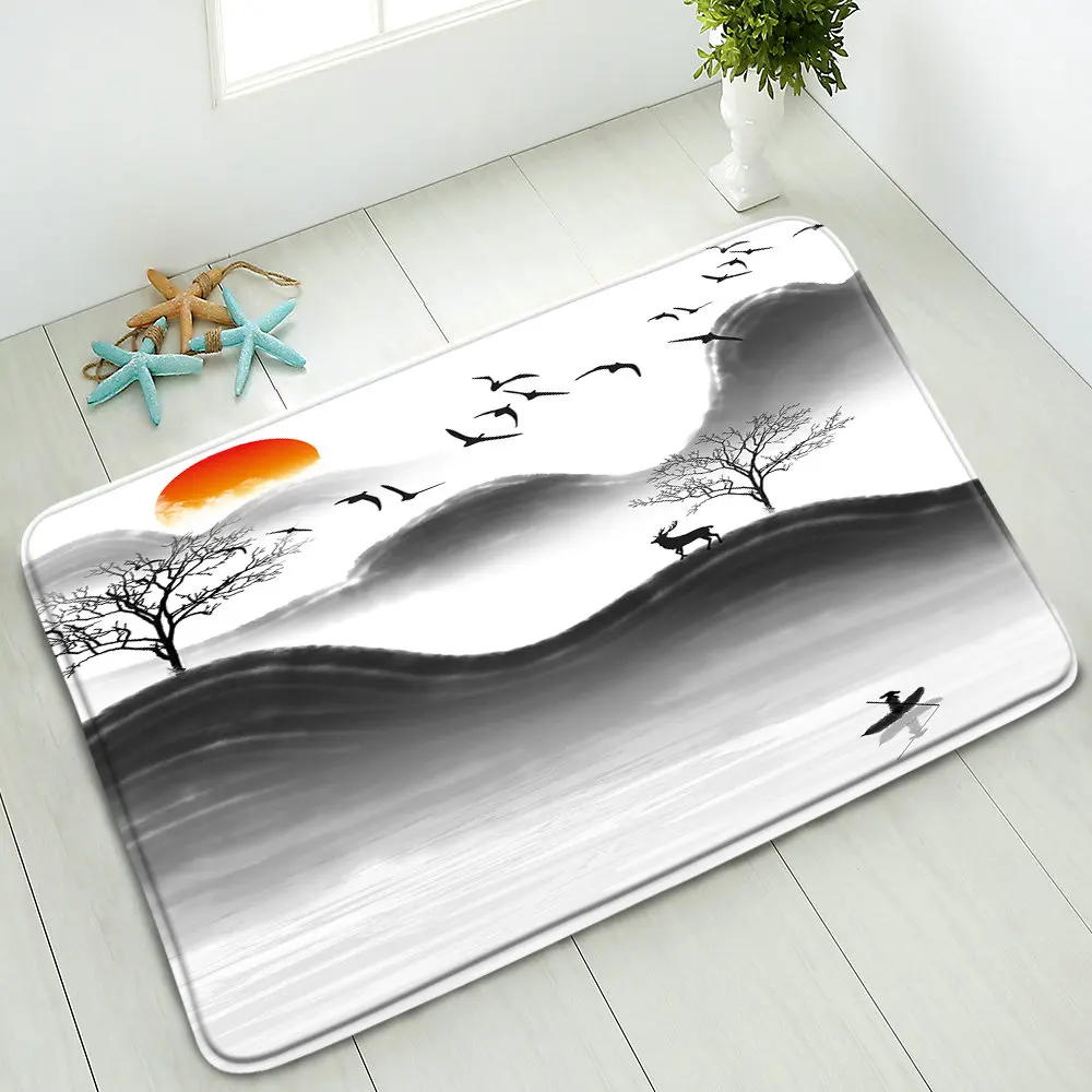 Fuji Mountain Bathroom Anti-Slip Mat Chinese Landscape Flower Bedroom Kitchen Door Pad Water Absorption Washable Home Decoration
Fuji Mountain Bathroom Anti-Slip Mat Chinese Landscape Flower Bedroom Kitchen Door Pad Water Absorption Washable Home Decoration