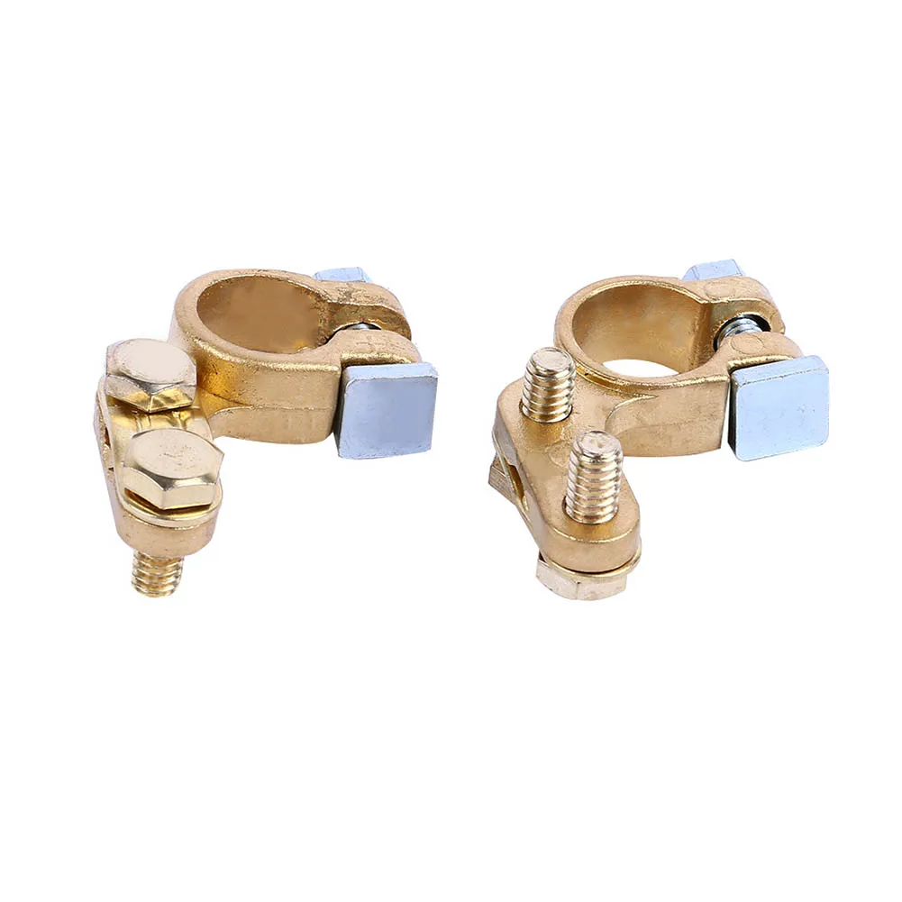 1Pair Car Battery Terminal Connector Brass Top Post Terminal Wire Cable Clamp Wire Terminal Battery Connector Car Accessories
1Pair Car Battery Terminal Connector Brass Top Post Terminal Wire Cable Clamp Wire Terminal Battery Connector Car Accessories