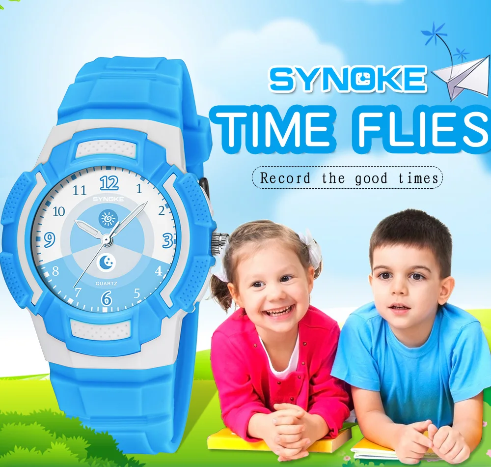 SYNOKE Fashion Kids Quartz Watches Large Number Dial Cute Waterproof Boys Girls Gifts Electronic Watches Relogio Students Watch
SYNOKE Fashion Kids Quartz Watches Large Number Dial Cute Waterproof Boys Girls Gifts Electronic Watches Relogio Students Watch
