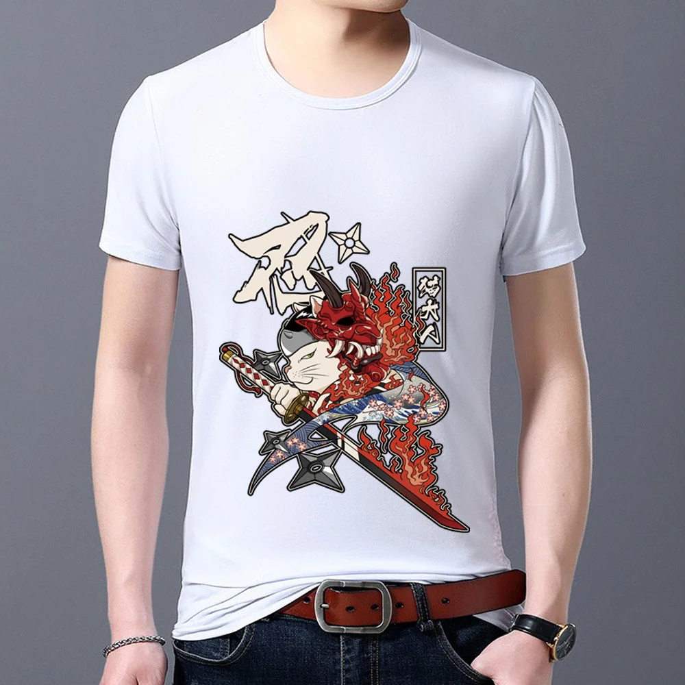 Trendy Men's T-shirt Funny Print Classic Men's Casual All-match Commuting White Shirt Student Commuting All-match T-shirt
Trendy Men's T-shirt Funny Print Classic Men's Casual All-match Commuting White Shirt Student Commuting All-match T-shirt