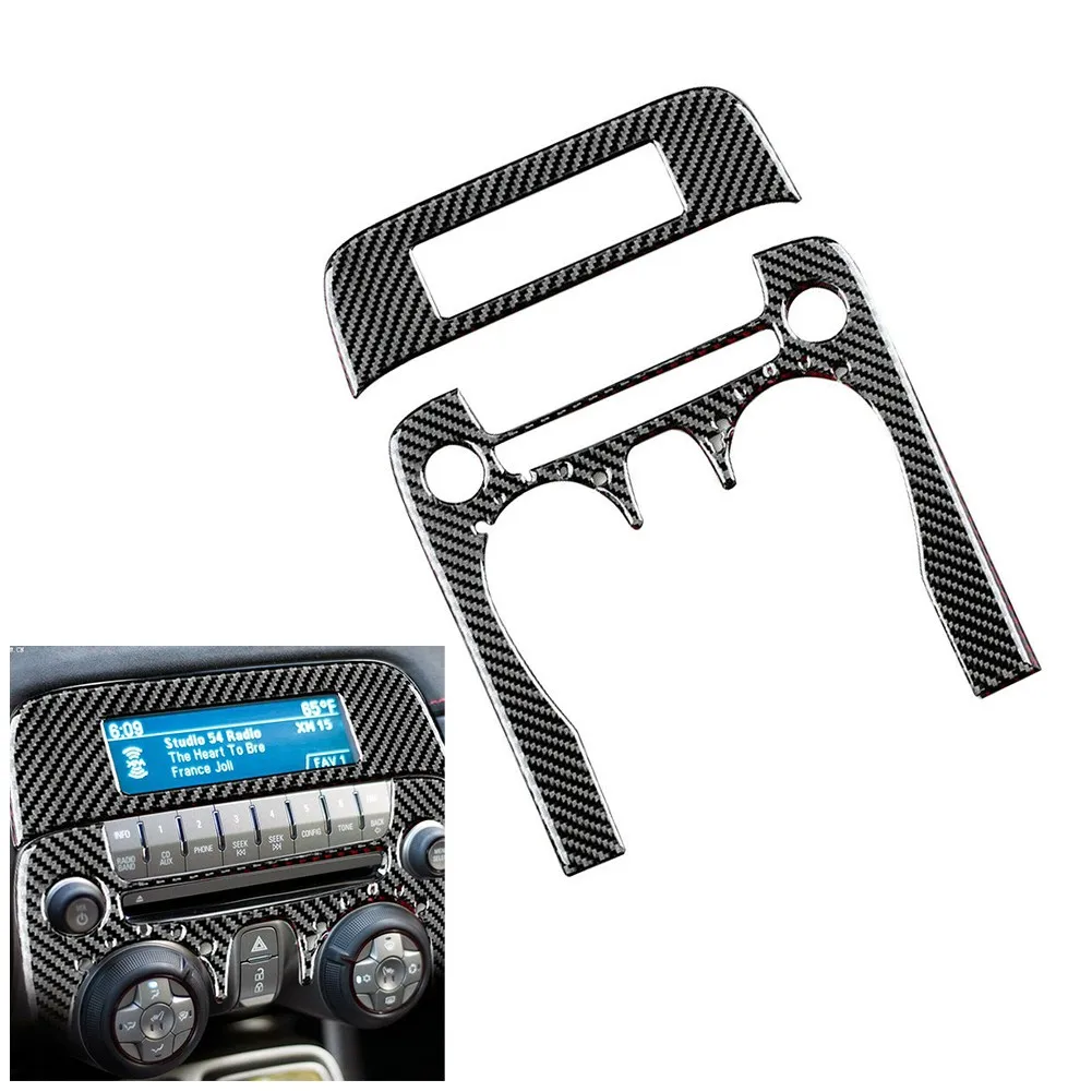 2Pcs Carbon Fiber Central Console Panel Cover Trim For Chevrolet Camaro 2010-15 Control Panel Interior Trim Strip Sticker
2Pcs Carbon Fiber Central Console Panel Cover Trim For Chevrolet Camaro 2010-15 Control Panel Interior Trim Strip Sticker