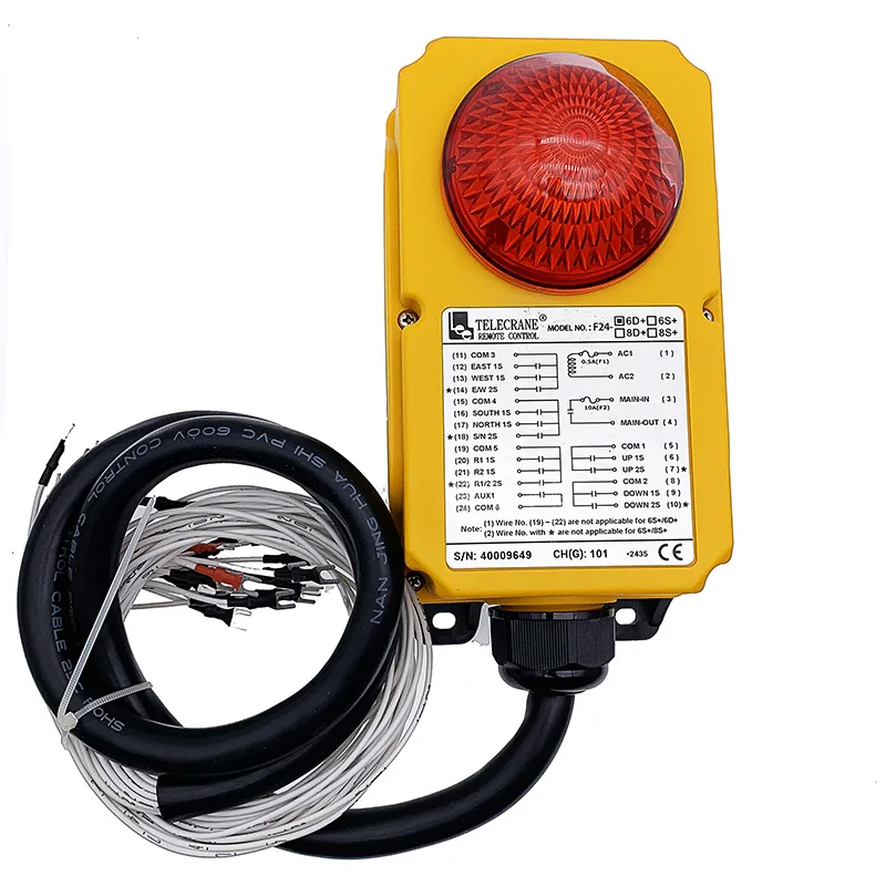 F24-6D+ electric winch hydraulic digital wireless switch 6 button remote control
F24-6D+ electric winch hydraulic digital wireless switch 6 button remote control