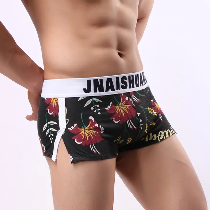 Мужские трусы боксеры из хлопка, черные дышащие трусы с мешочком, сексуальное экзотическое нижнее белье для мужчин, гей-трусы 
Мужские трусы боксеры из хлопка, черные дышащие трусы с мешочком, сексуальное экзотическое нижнее белье для мужчин, гей-трусы