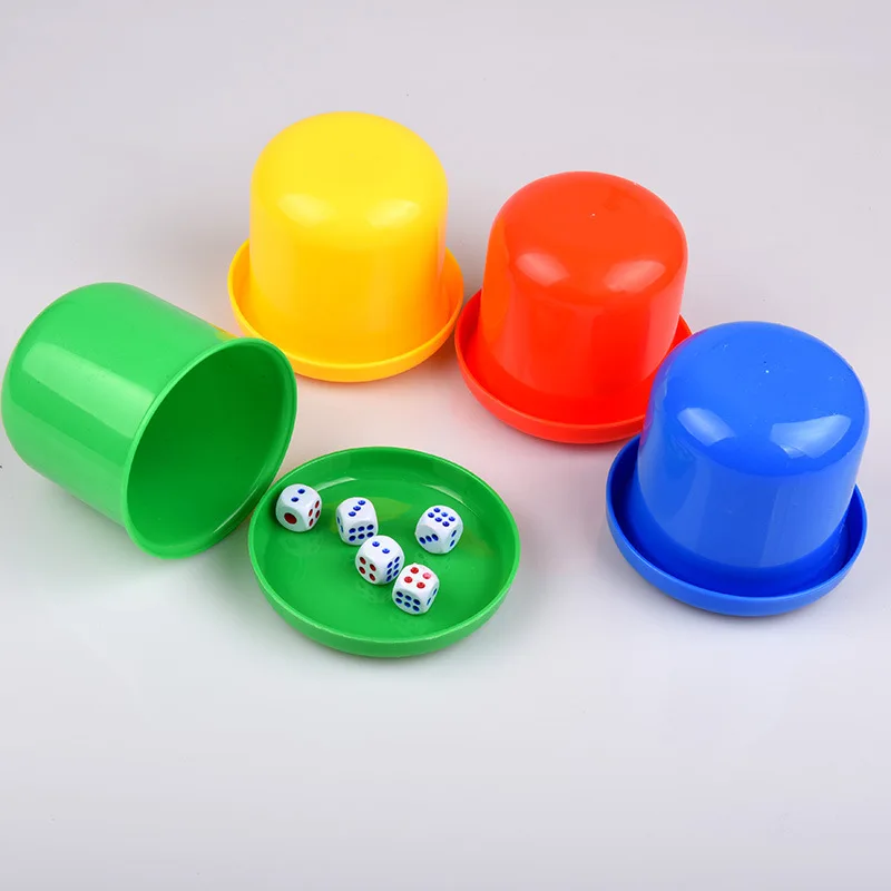 5 шт внешней многогранные кубики чашки игрушка питьевой Настольная игра азартные
