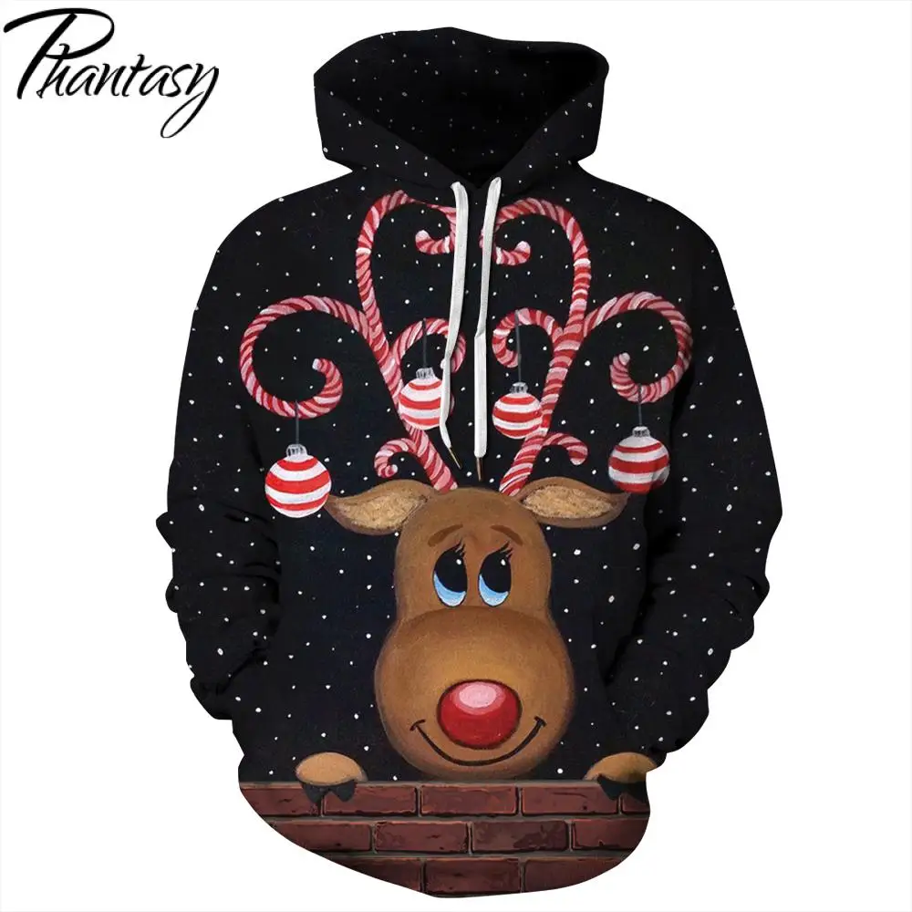 Phantasy 2020 Men Women Hoodies Elk Animal Printed Santa Claus Xmas Christmas Hooded Holidays Casual
Phantasy 2020 Men Women Hoodies Elk Animal Printed Santa Claus Xmas Christmas Hooded Holidays Casual
