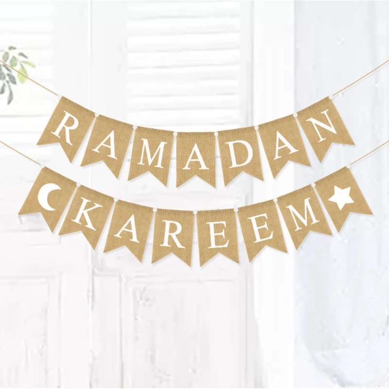 H051 1 Set Ramadan Kareem Swallowtail Hanging Banners Muslim Ramadan Festival Decor
H051 1 Set Ramadan Kareem Swallowtail Hanging Banners Muslim Ramadan Festival Decor