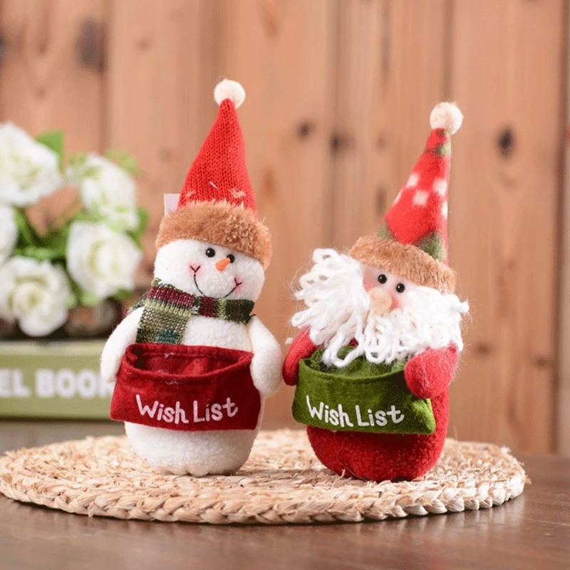 Christmas Tabletop Decoration Santa Snowman Cartoon Doll Ornament for theme Party Wedding Decoration Polyester Crafts
Christmas Tabletop Decoration Santa Snowman Cartoon Doll Ornament for theme Party Wedding Decoration Polyester Crafts