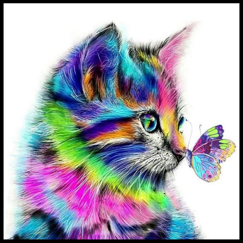New Arrival 5D Full Diamond Painting Animals Cat DIY Round Drill mosaic Colorful Home Decoration Sale
New Arrival 5D Full Diamond Painting Animals Cat DIY Round Drill mosaic Colorful Home Decoration Sale