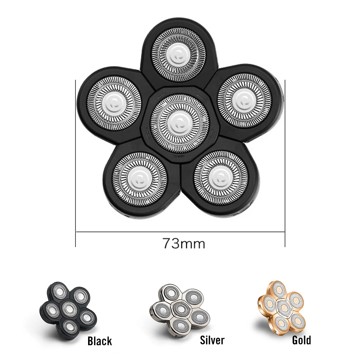 4D Men 1PC Replacement Shaver Head Electric Shaver 5 Cutter spare Razor Blades Intelligent Floating Extra Head Stainless Steel
4D Men 1PC Replacement Shaver Head Electric Shaver 5 Cutter spare Razor Blades Intelligent Floating Extra Head Stainless Steel