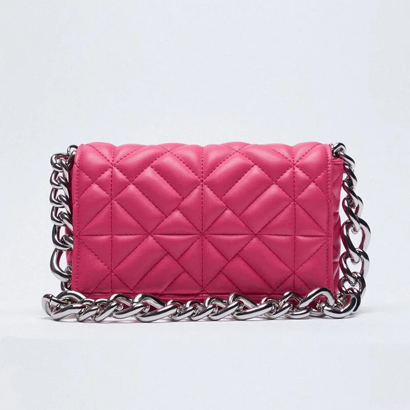 Branded Women's Shoulder Bags 2021 Thick Chain Quilted Shoulder Purses And Handbag Women Clutch Bags Ladies Hand Bag
Branded Women's Shoulder Bags 2021 Thick Chain Quilted Shoulder Purses And Handbag Women Clutch Bags Ladies Hand Bag