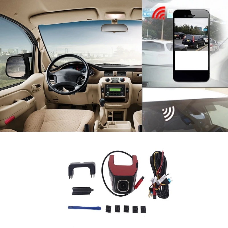 T3ED Full 1080P WIFI Car DVR Dash Cam Night Vision Car Camera Decor 170 Degree
T3ED Full 1080P WIFI Car DVR Dash Cam Night Vision Car Camera Decor 170 Degree