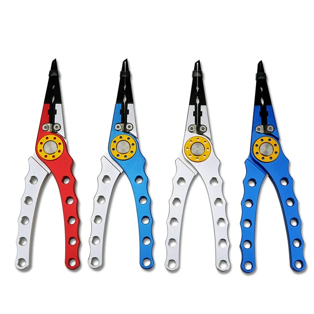 Aluminum Alloy Fishing Pliers Grip Set Split Ring Cutters Line Hook Recover Fishing Tackle High Quality Fishing Tool
Aluminum Alloy Fishing Pliers Grip Set Split Ring Cutters Line Hook Recover Fishing Tackle High Quality Fishing Tool